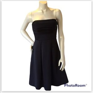 NWT!  White House Black Market Satin Dress in Black